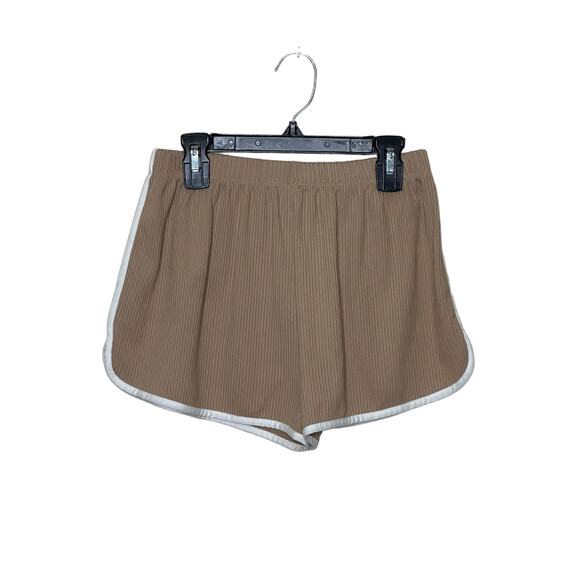 Capella beige ribbed pull on shorts size Small - Picture 5 of 5